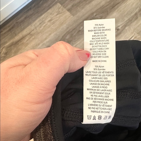 Zyia Bronze Copper Metallic Pocket Drawstring Luxe 7/8 24" legging Size 2 EUC - Picture 6 of 7